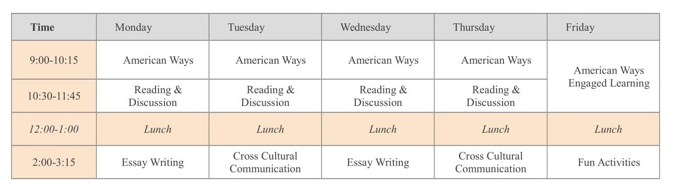 Course Schedule 2018(1) Course Schedule 2018(1)